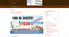 Desktop Screenshot of bayburtdavetiye.com