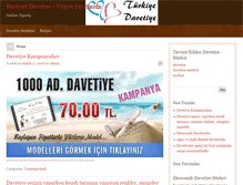 Tablet Screenshot of bayburtdavetiye.com